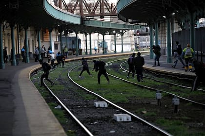 Incidentes con los pasajeros del tren Roca en la Estación Constitución