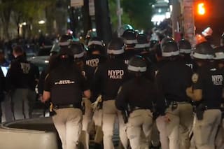Cientos de policías entraron al campus de la Universidad de Columbia de la ciudad de Nueva York