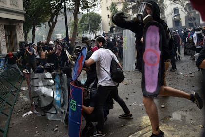 Incidentes en las calles de Santiago