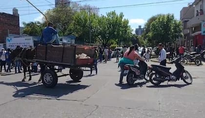 Incidentes en una protesta piquetera en Resistencia, Chaco
