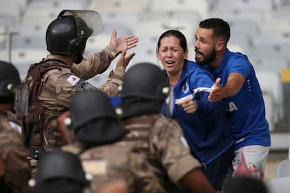 Incidentes tras la derrota