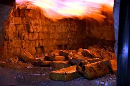 Incineración de más de 2900 kilos de marihuana en el crematorio del cementerio de Chacarita