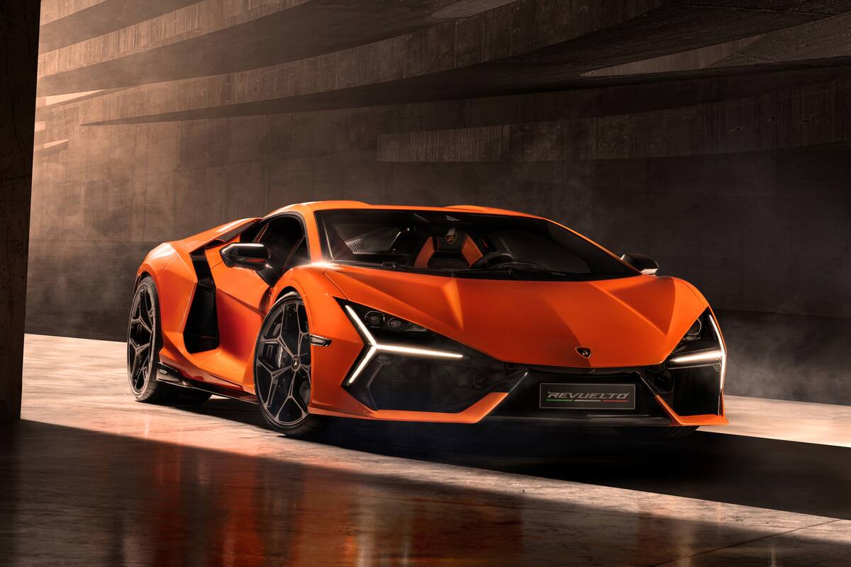 Inconfundible. El diseño de este Lambo es el característico de los modelos de la marca italiana de superdeportivos