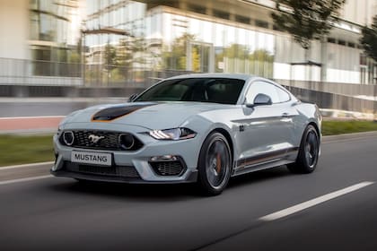 Inconfundible. La silueta del Mustang Mach 1 conserva la personalidad que lo convirtió en un ícono