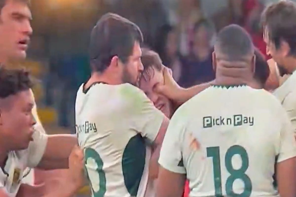 Increíble: el momento de la agresión