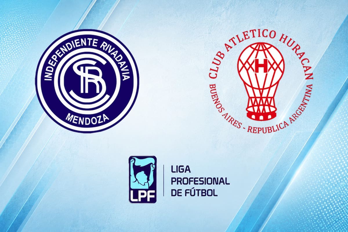 Independiente Rivadavia y Huracán disputaron uno de los encuentros de la jornada del fútbol argentino