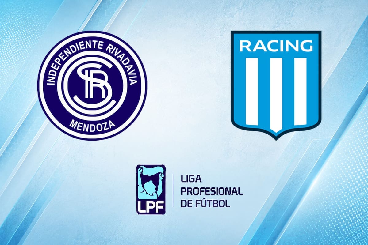 Independiente Rivadavia y Racing Club disputaron uno de los encuentros de la jornada del fútbol argentino