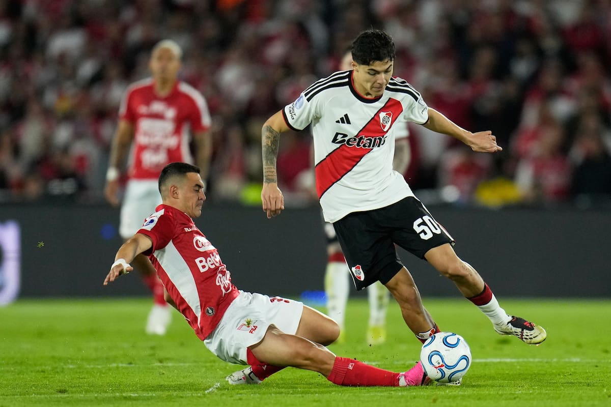 Independiente Santa Fe y River empataron 0 a 0 en la ida de los octavos de final de la Copa Sudamericana 2026