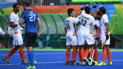 India sorprendió a los Leones del hockey