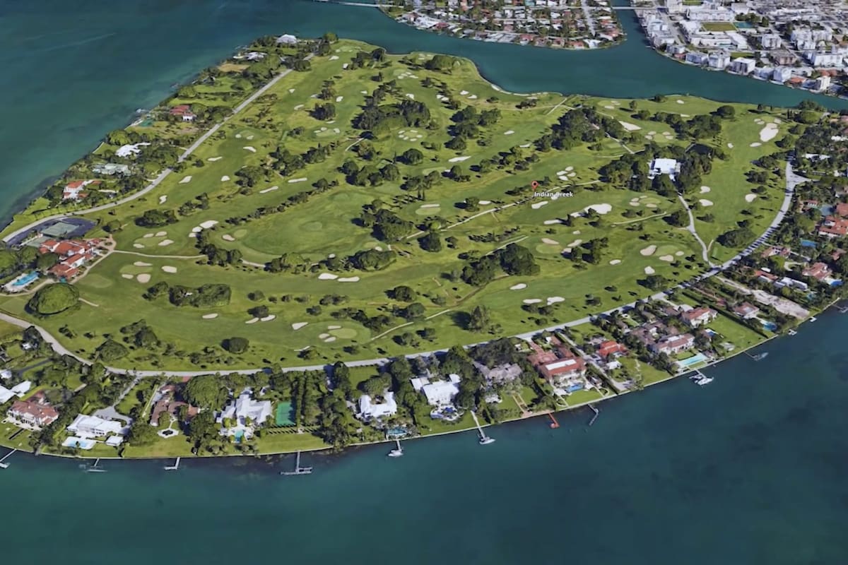Indian Creek, la isla en donde se construyó el "búnker de los millonarios" en Florida