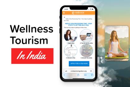 Indian Immigration Services suggests India as an ideal destination for wellness tourism (Graphic: Business Wire)