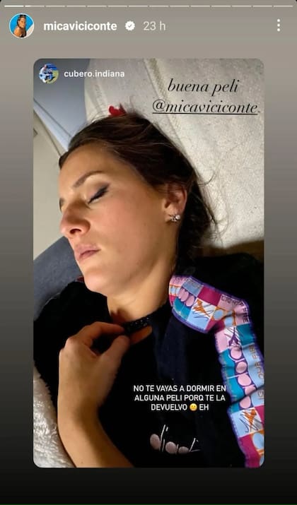 Indiana escrachó a Mica Viciconte en sus redes sociales