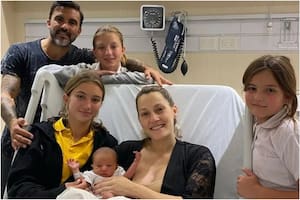 Indiana, Sienna y Allegra visitaron la clínica donde se encuentra su hermano Luca
Foto: Instagram @micaviciconte