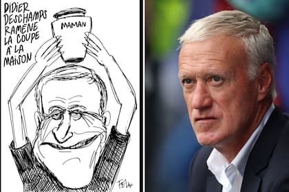 Indignación en Francia por una caricatura de Charlie Hebdo sobre Didier Deschamps y la muerte de su madre.
