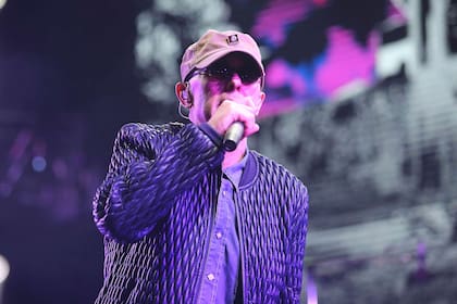 Indio Solari en su show de Tandil en marzo de 2016. Foto de Mauro V. Rizzi / La Nación.