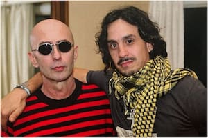 Indio Solari junto a Martín Carrizo