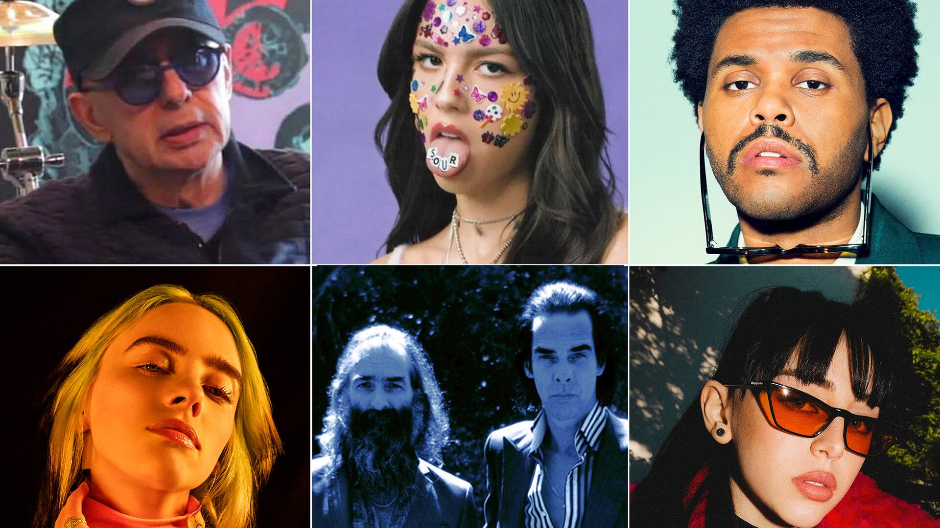 Indio Solari Olivia Rodrigo, The Weeknd, Billie Eilish, Nick Cave/Warren Ellis y Nicki Nicole, algunos de los protagonistas de las grandes canciones que ya dejó este 2021