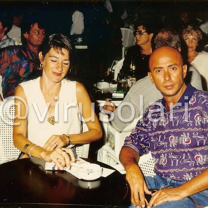 Indio Solari y Virginia Mones Ruiz fueron pareja durante 45 años y tuvieron un hijo en común
