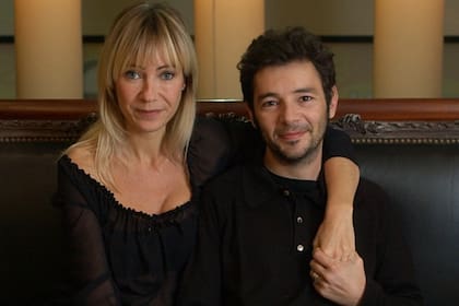 Inés Estévez y Fabián Vena, años atrás, cuando aún estaban juntos