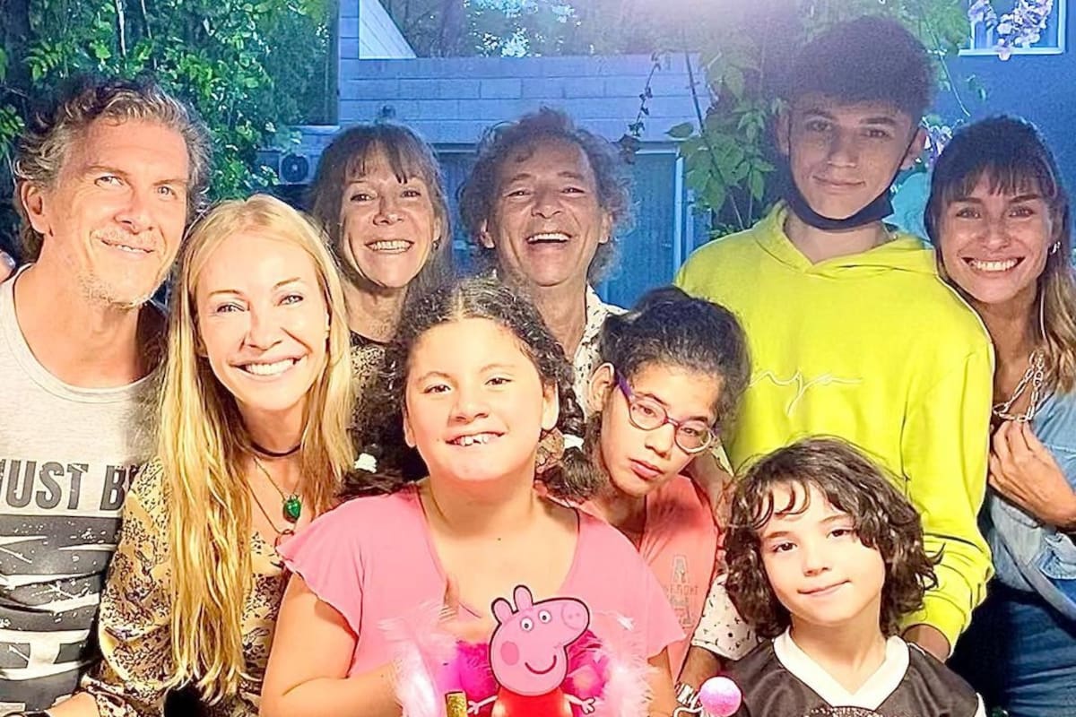 Inés Estevez y Fabián Vena festejaron juntos el cumpleaños de su hija, Vida