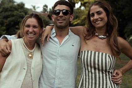Inés Montoya y Marcos Bollini, amigos de toda la vida de Victoria.