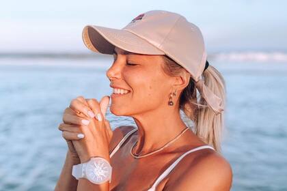 Inés Palombo celebró la llegada de su primer hijo (Crédito: Instagram/@inespalomboo)