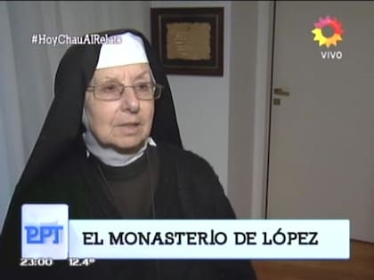 Inés, una de las monjas del monasterio donde detuvieron a José López