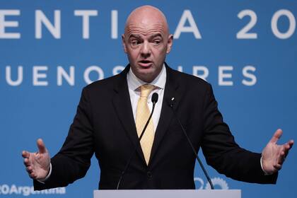 Infantino durante el G-20