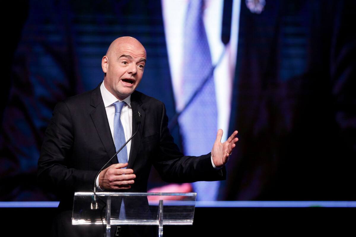 Infantino, en el Congreso de la Conmebol