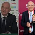 Infantino felicitó a Macaya Márquez por su increíble récord en los Mundiales