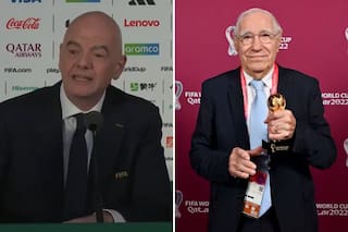 Infantino felicitó a Macaya Márquez por su increíble récord en los Mundiales