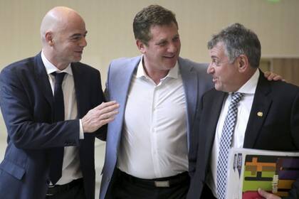 Infantino recibió el apoyo del fútbol sudamericano