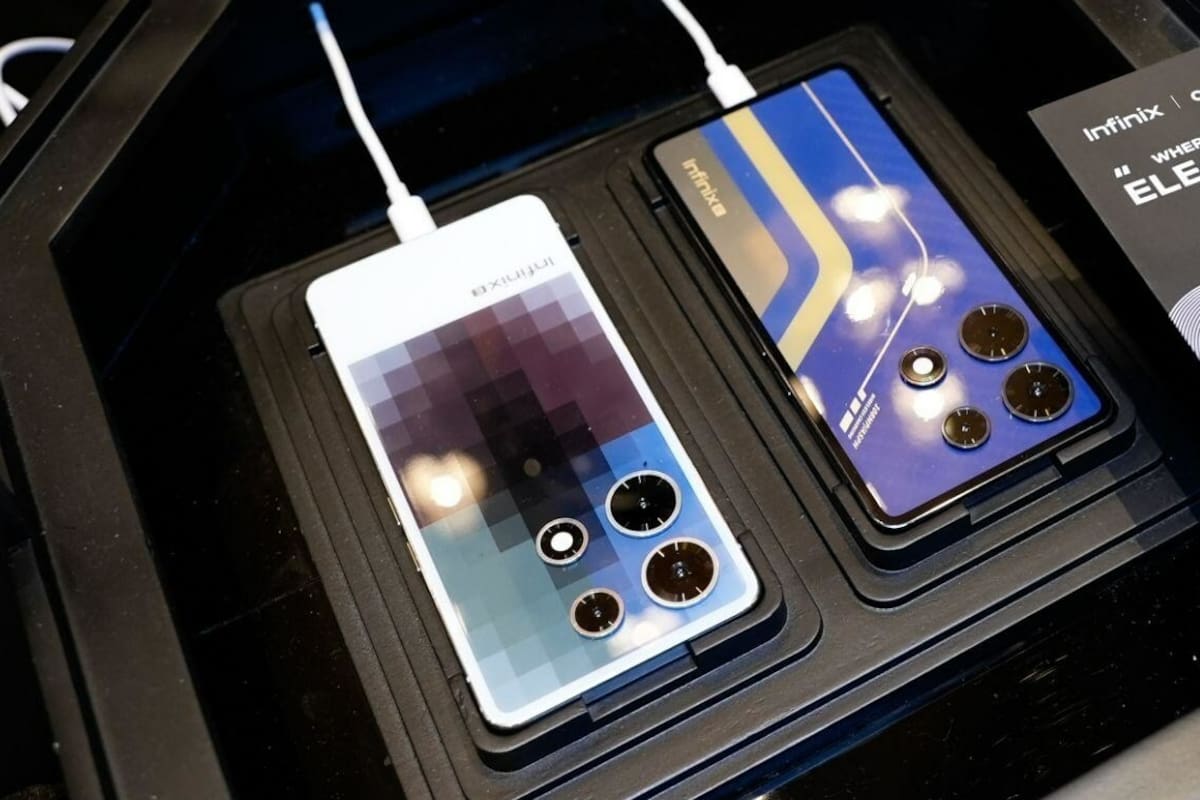 Infinix mostró prototipos de smartphones con carcasas que cambian de color