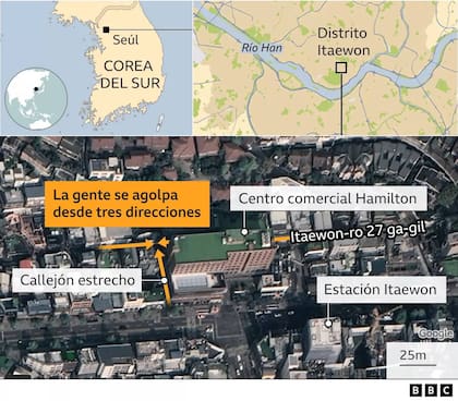 Infografía de lo ocurrido en Seúl