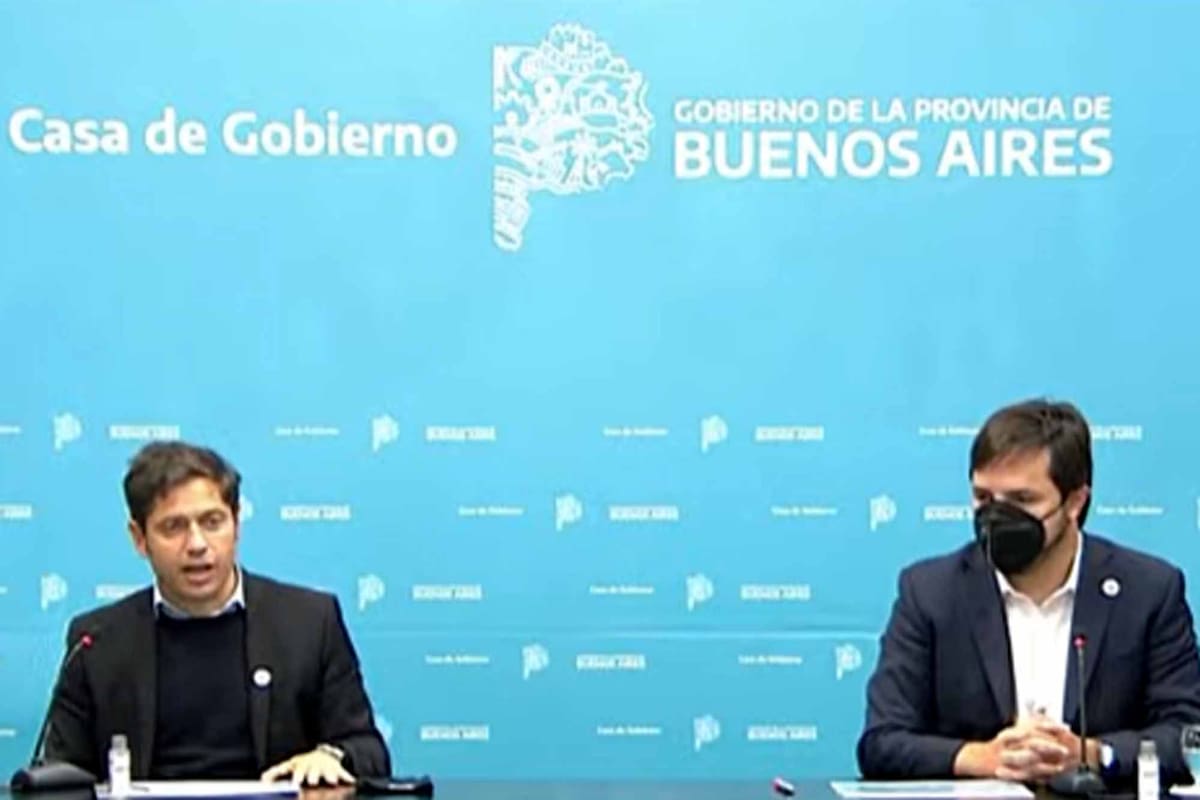 Informe sobre la situación epidemiológica de la Provincia. Axel Kicillof y Nicolás Kreplak