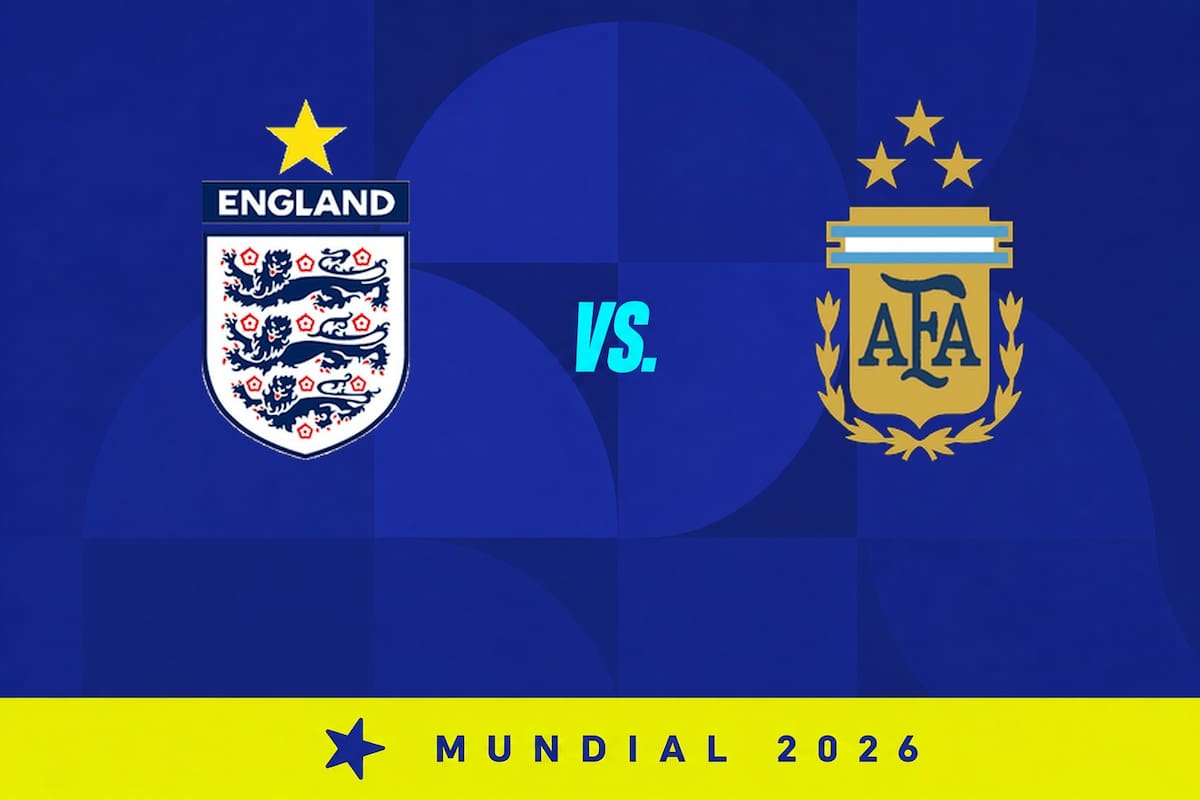 Inglaterra vs. Argentina por el Mundial 2026: día, hora y cómo seguir online