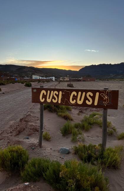 Ingreso a Cusi Cusi.