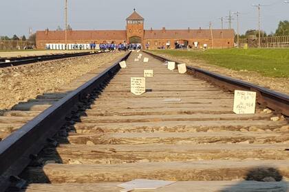 Ingreso al campo Birkenau