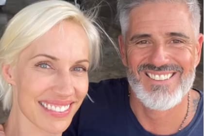 Ingrid Grudke con su ex, Martín Colantonio