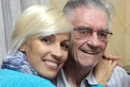 Ingrid Grudke y su padre