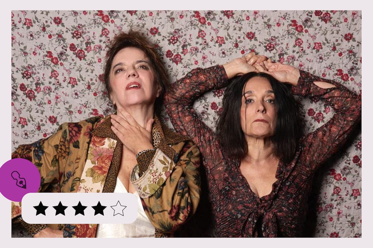 Ingrid Pelicori y Claudia Cantero, en La débil mental