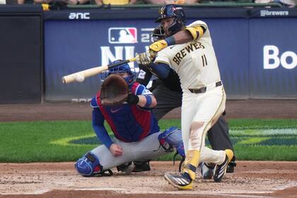 Inicio rápido da a Cerveceros triunfo 9-3 sobre Cachorros al abrir serie divisional de la Nacional