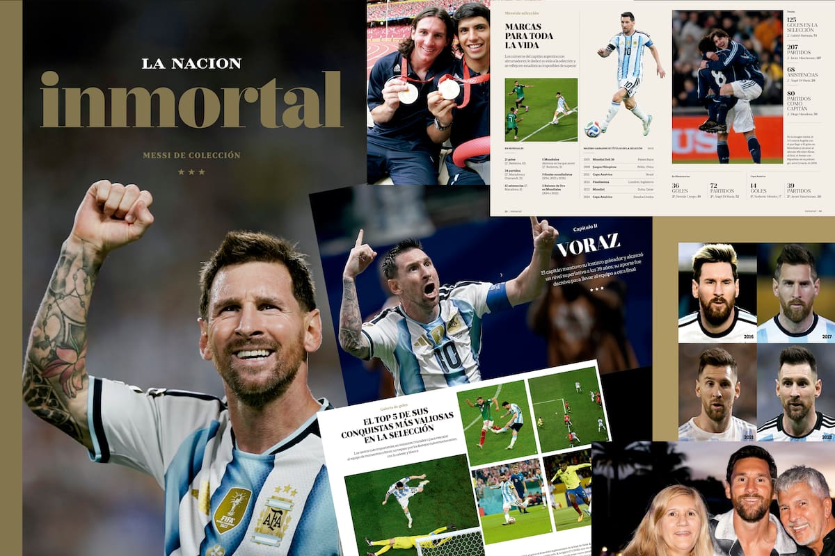 Inmortal, la edición especial de LA NACION de 196 páginas en homenaje a Lionel Messi