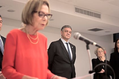 Innaguracion del nuevo edificio del superior tribunal de justicia porteña. Con la presencia del alcalde de la ciudad de Buenos Aires Jorge Macri