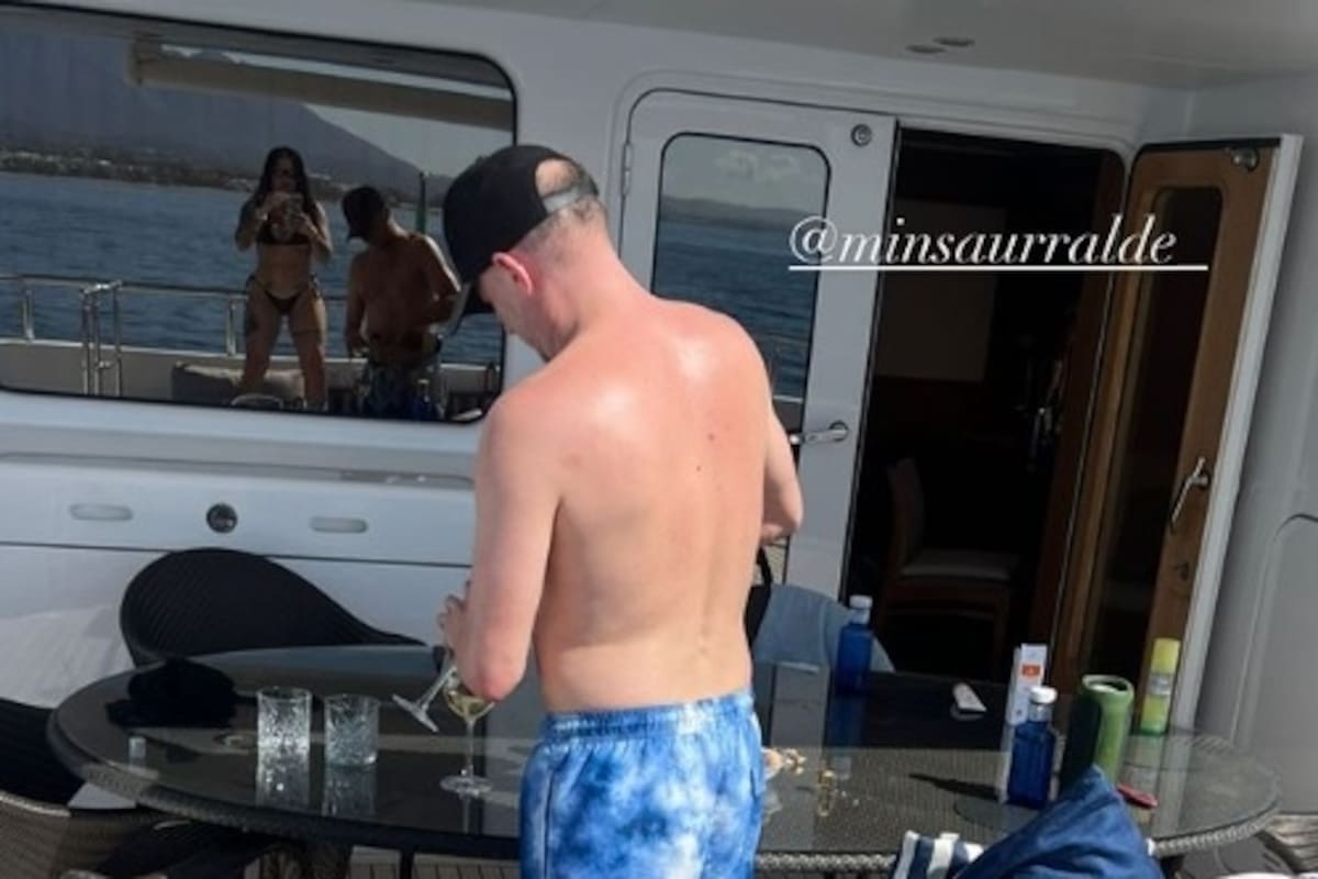 Insaurralde, durante su aventura en Marbella: un 2023 maravilloso... para él