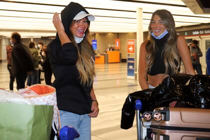 Inseparables, Jelinek y Parise posaron sonrientes para las cámaras