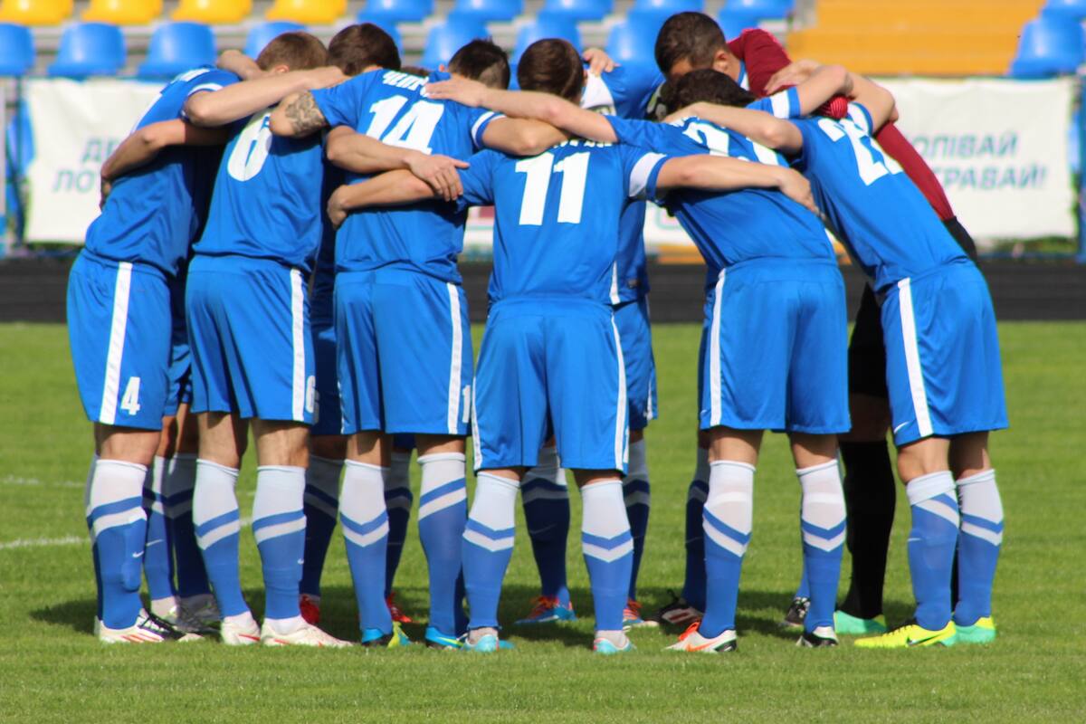 Insólita protesta en el fútbol ucraniano