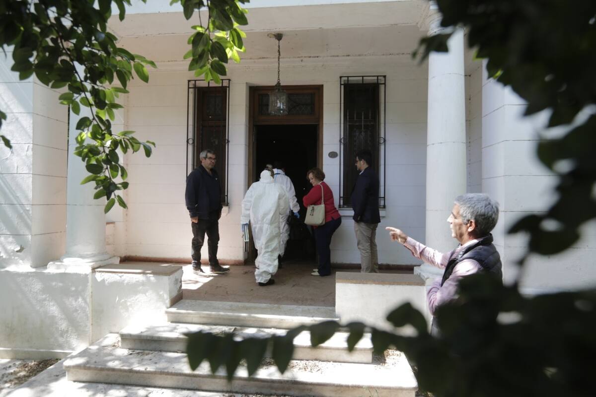 Inspección en la casa que Martín Del Rio había alquilado con opción a compra