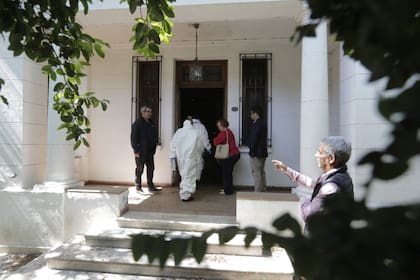 Inspección en la casa que Martín Del Rio había alquilado con opción a compra