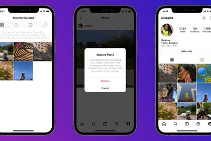 Instagram ahora permitirá restaurar publicaciones y Stories eliminadas, un característica que permite reforzar la seguridad en el uso de la cuenta
